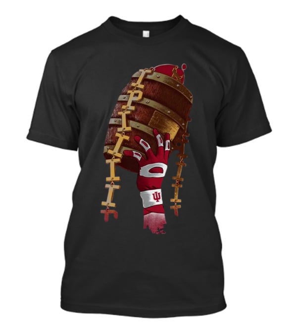 Indiana Hoosiers Old Oaken Bucket Victory Symbol Crimson T-Shirt