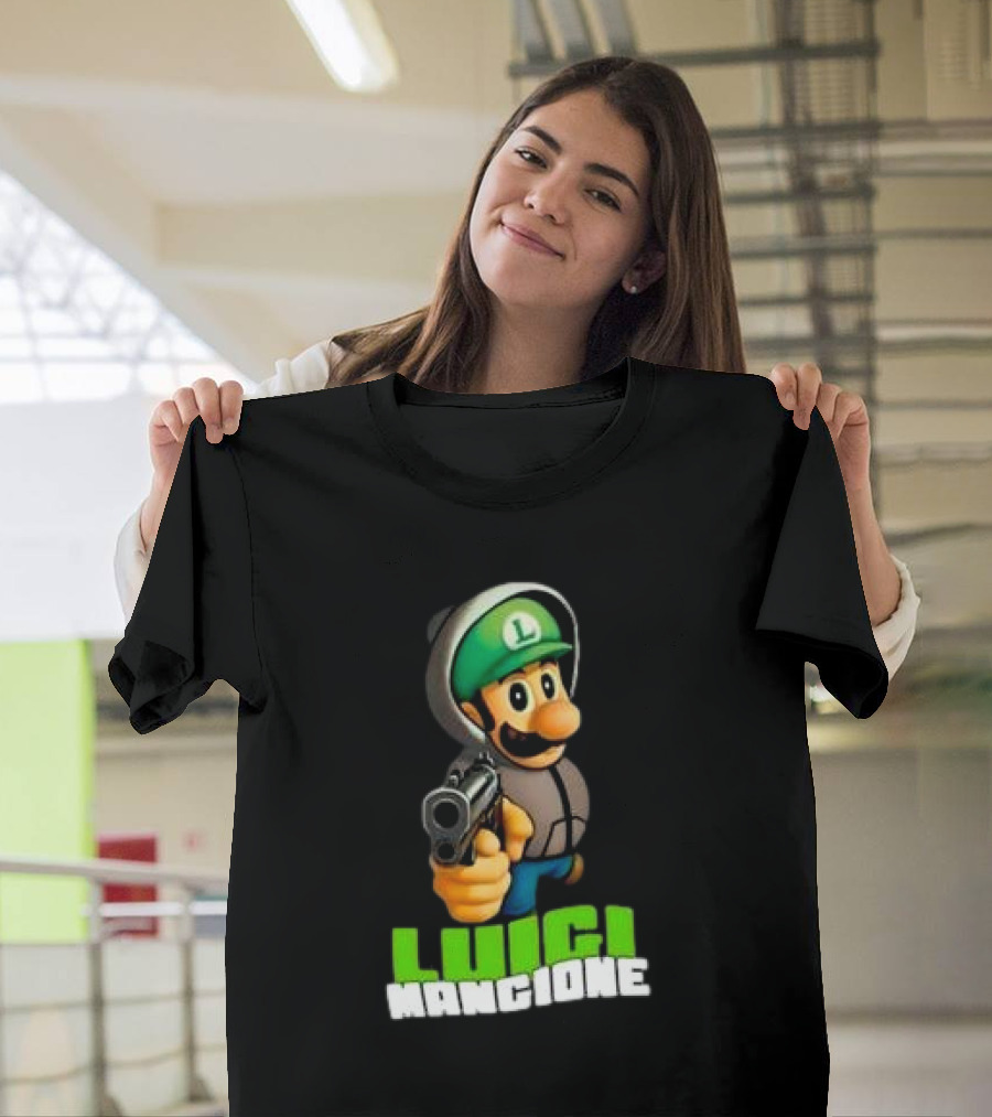 Luigi Mangione Super Mario Free T-Shirt