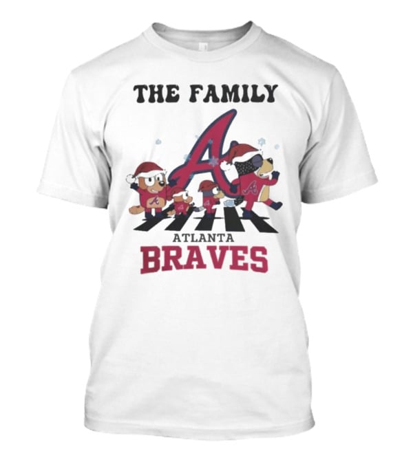 Atlanta Braves The Family Merry Christmas T-Shirt