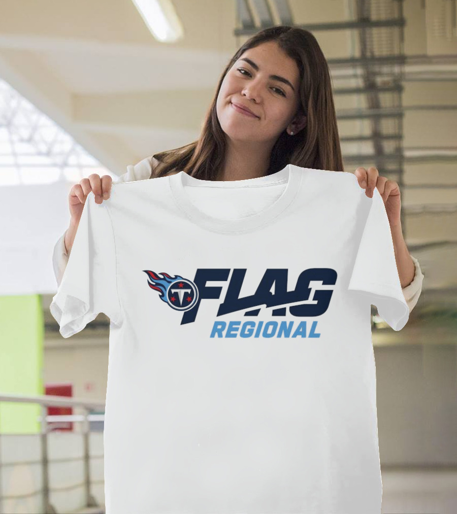 Tennessee Titans 2025 NFL Flag Regional T-Shirt
