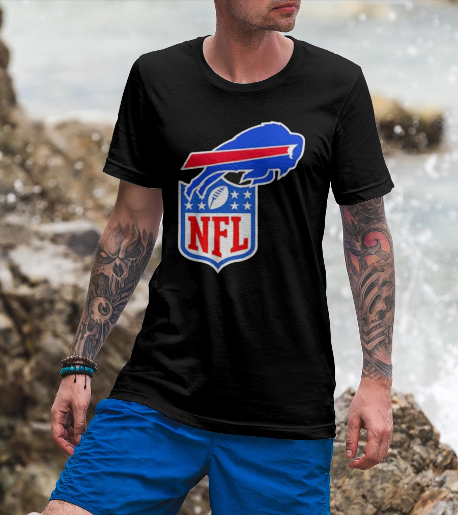 Buffalo Bills NFL Football Fusion Mark T-Shirt