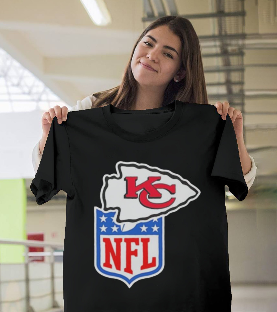 Kansas City Chiefs NFL Shield Emblem Collaboration T-Shirt