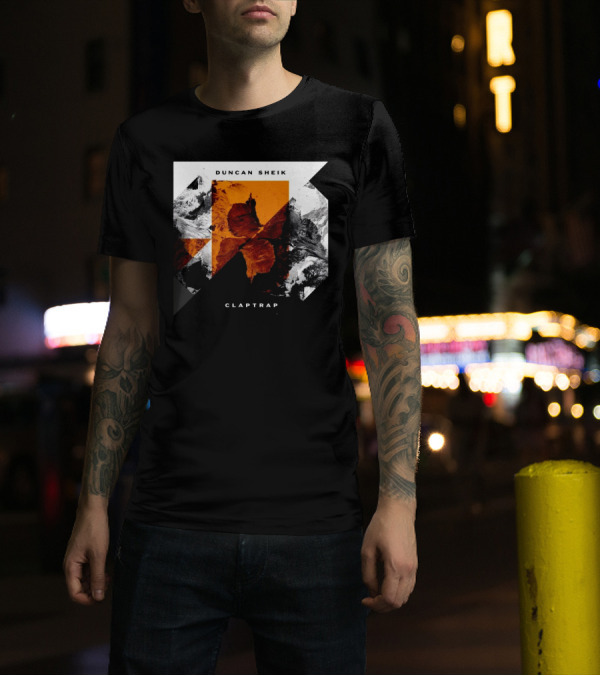 Duncan Sheik Claptrap Abstract Geometric Album Cover T-Shirt