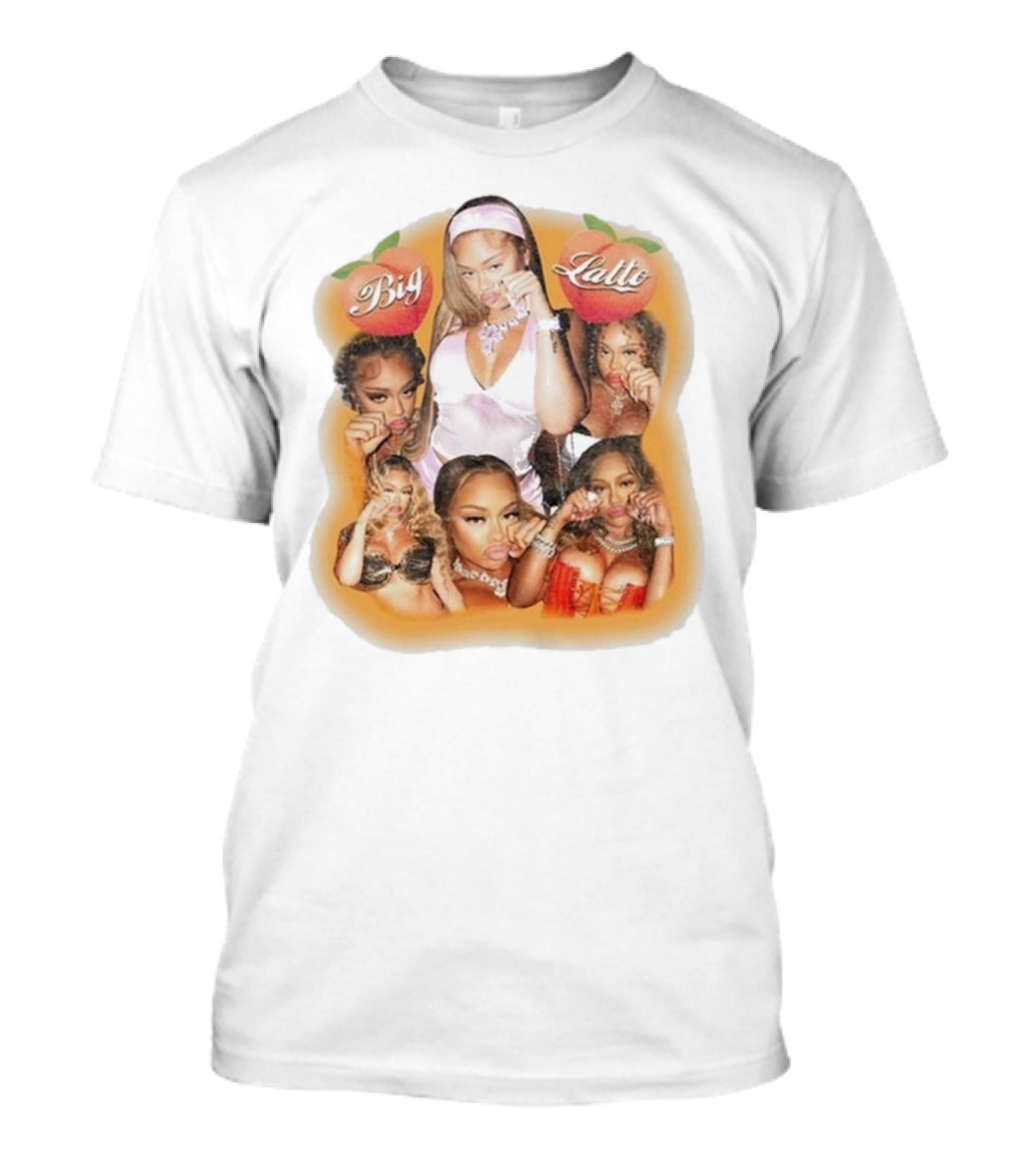 Big Latto Cry Baby Peaches Orange T-Shirt