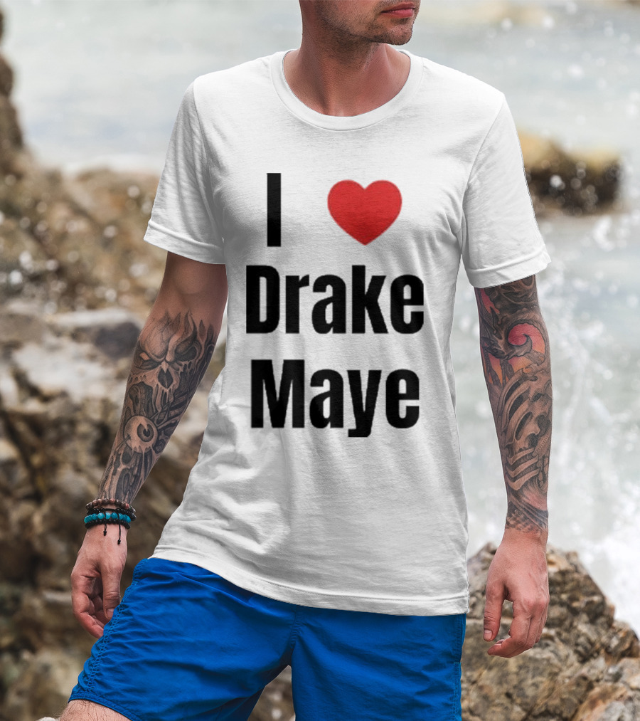 I Heart Drake Maye Fan Love T-Shirt