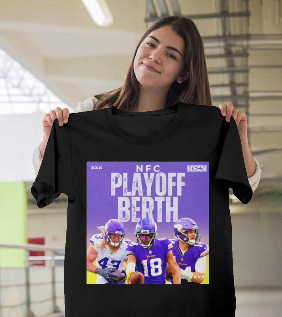 NFC Playoff Berth Minnesota Vikings KFAN T-Shirt
