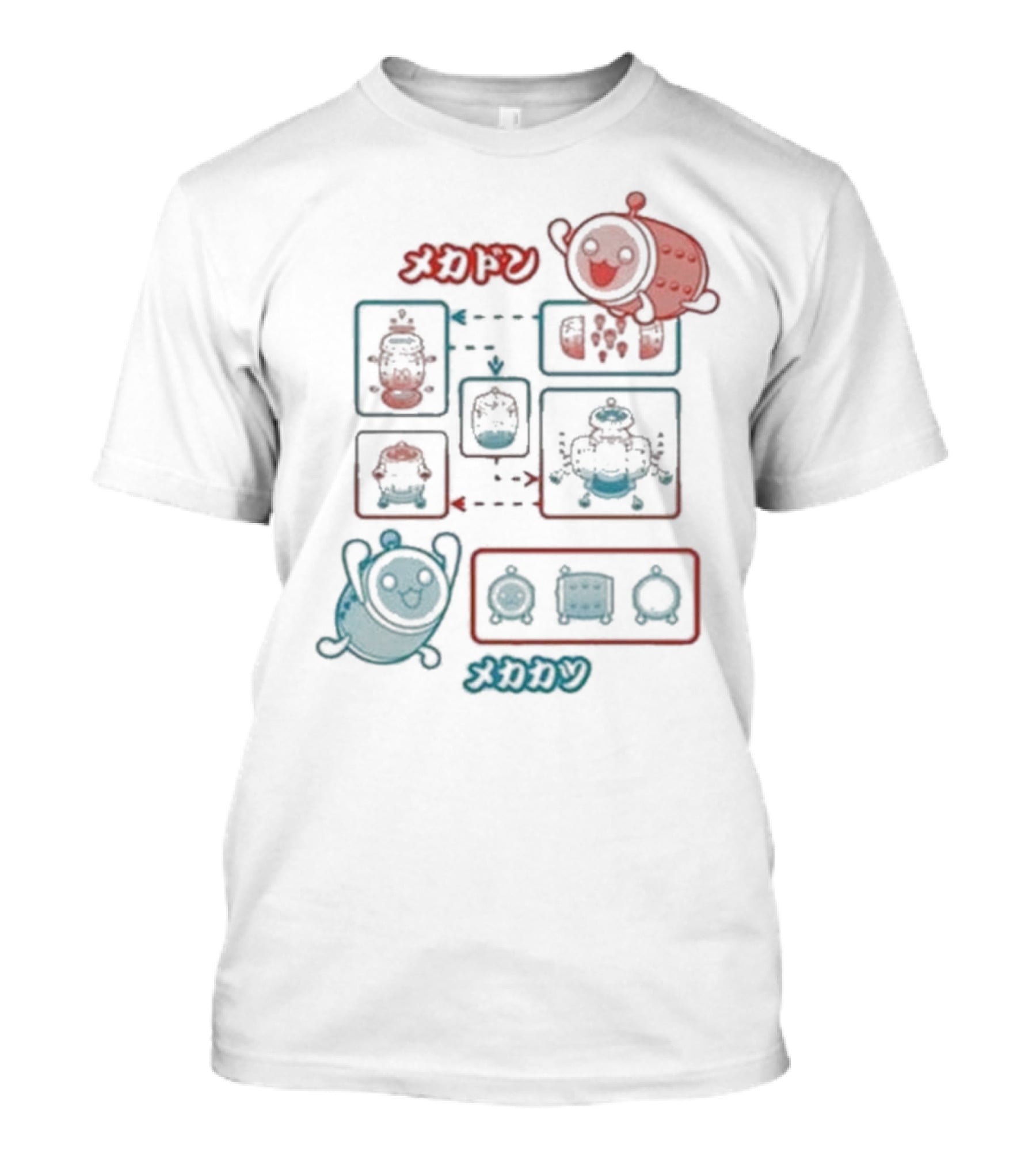 Aiko No Tatsujin Mecha Don Mechakatsu Transformation Process T-Shirt