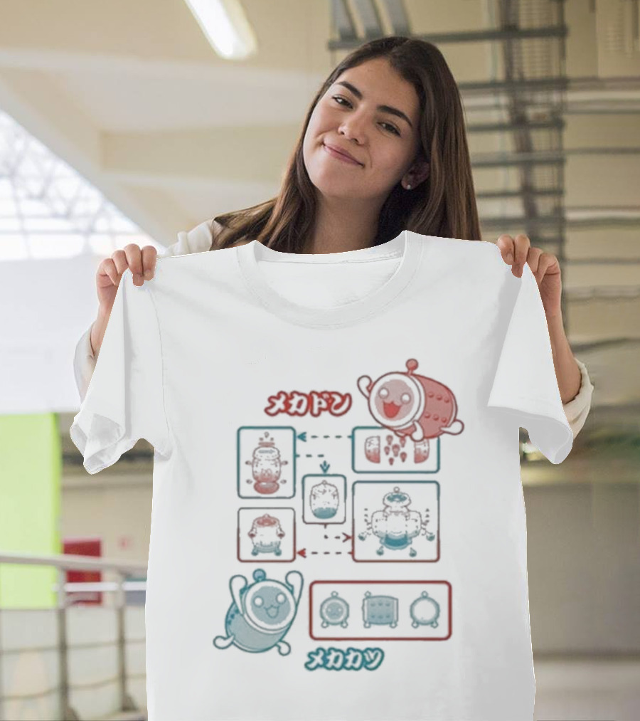 Aiko No Tatsujin Mecha Don Mechakatsu Transformation Process T-Shirt