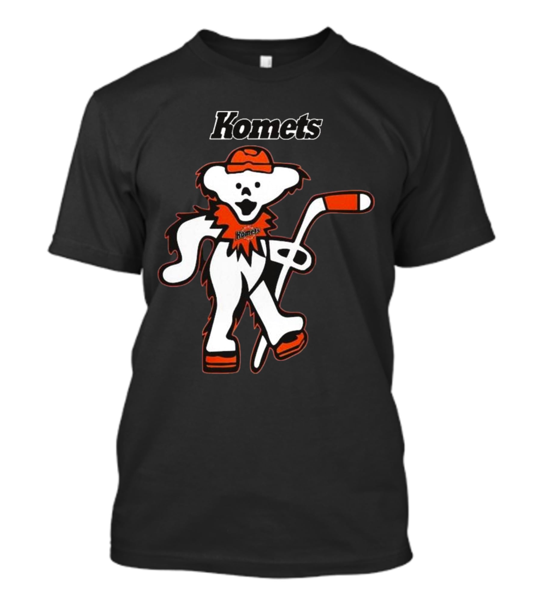 Komets Grateful Dead Hockey Bear Fan Night T-Shirt