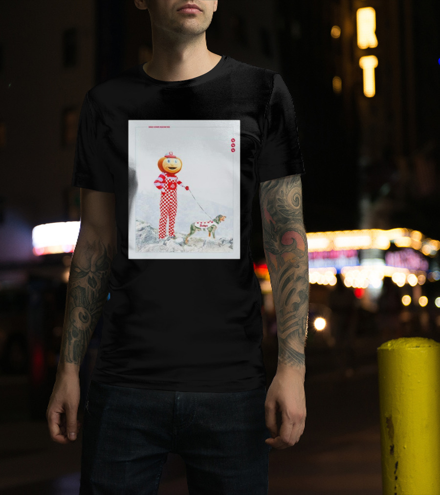 Ohio State Buckeyes Brutus Leads Smokey Over Tennessee Vols Victory T-Shirt