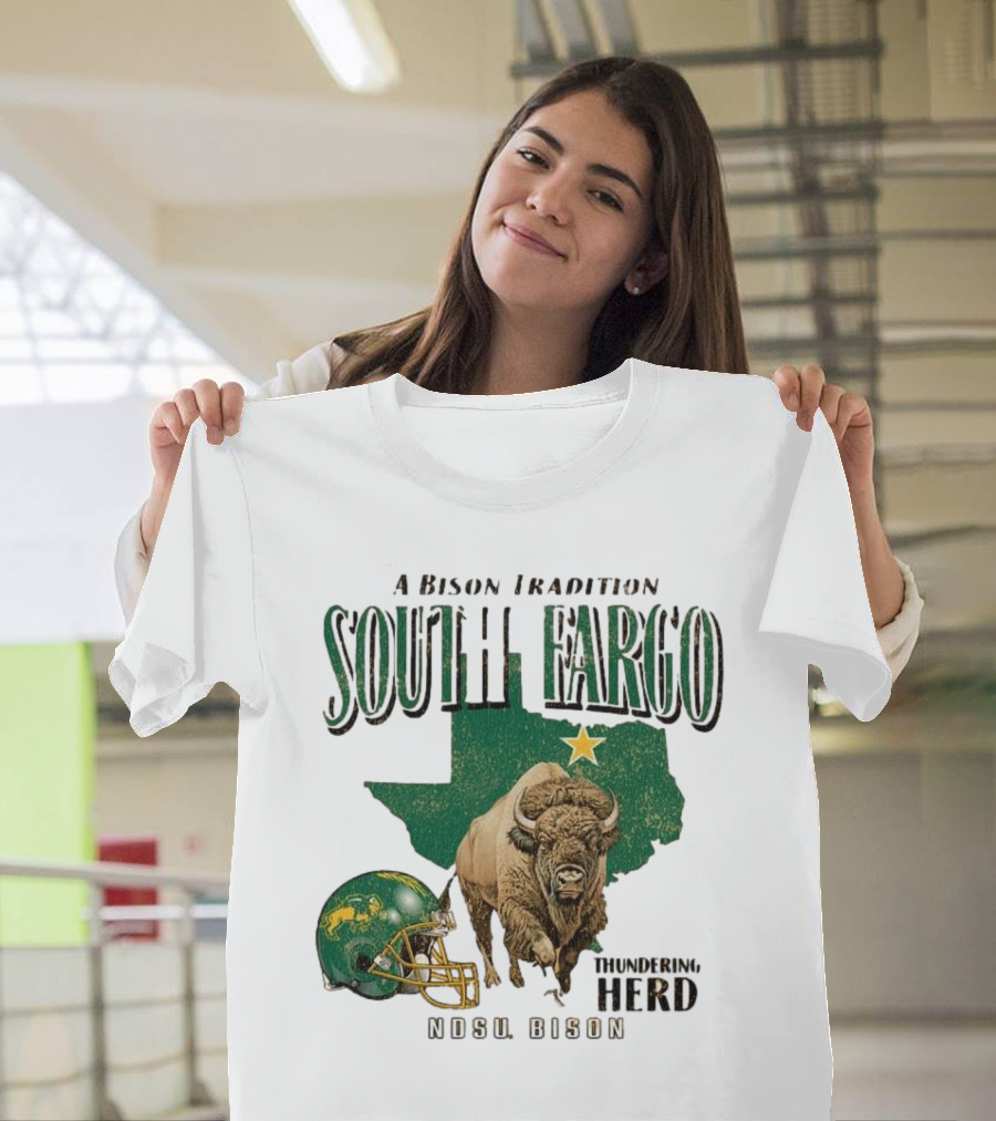 NDSU Bison Thundering Herd A Bison Tradition South Fargo T-Shirt