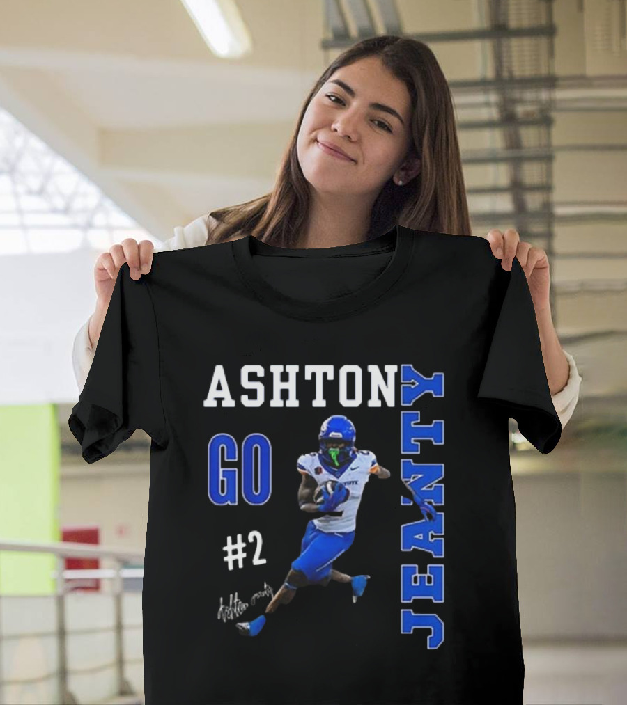 ASHTON GO JEANTY #2 Signature T-Shirt