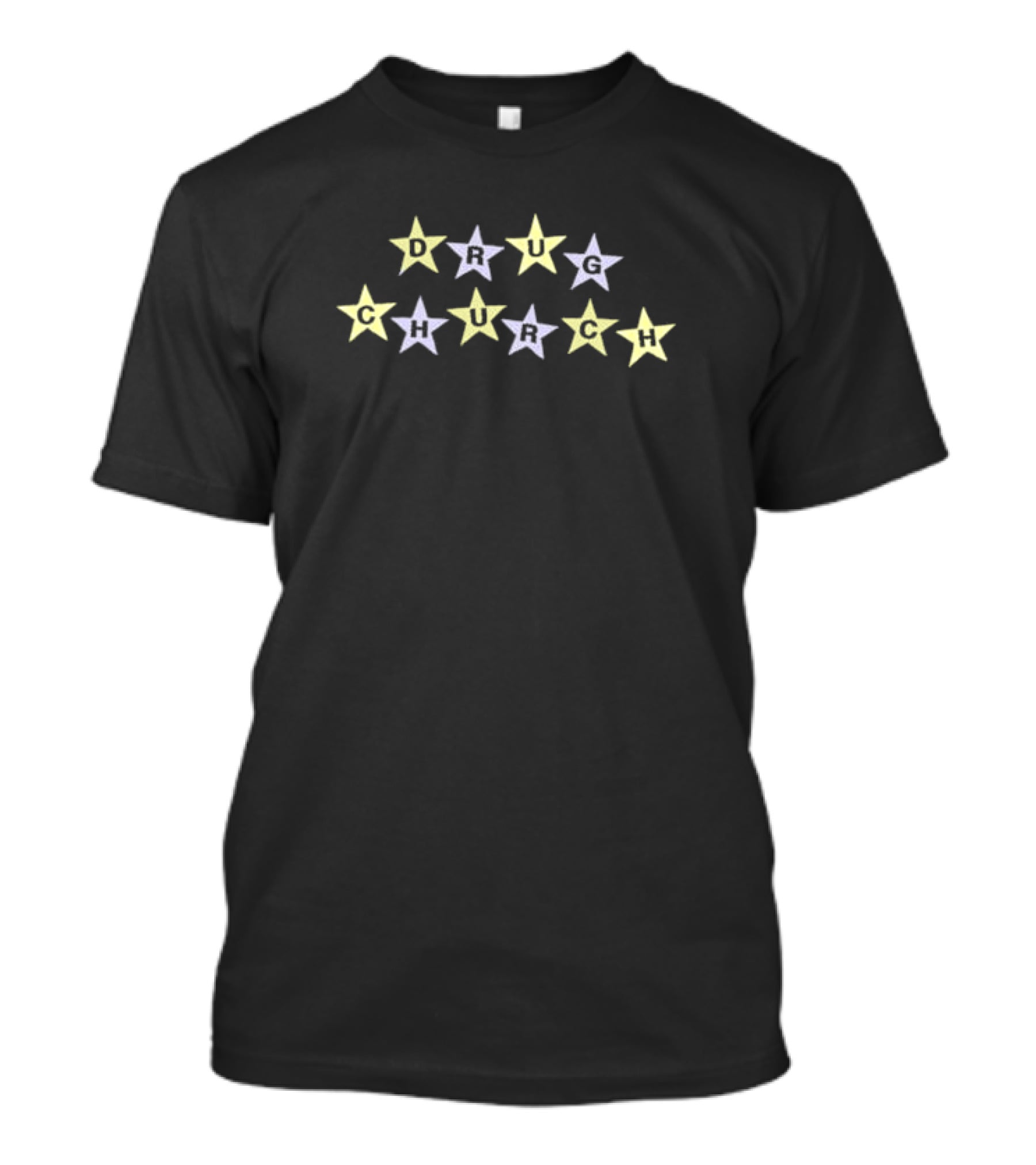 Drug Church Pastel Stars Futures Not Looking Bright Tour T-Shirt