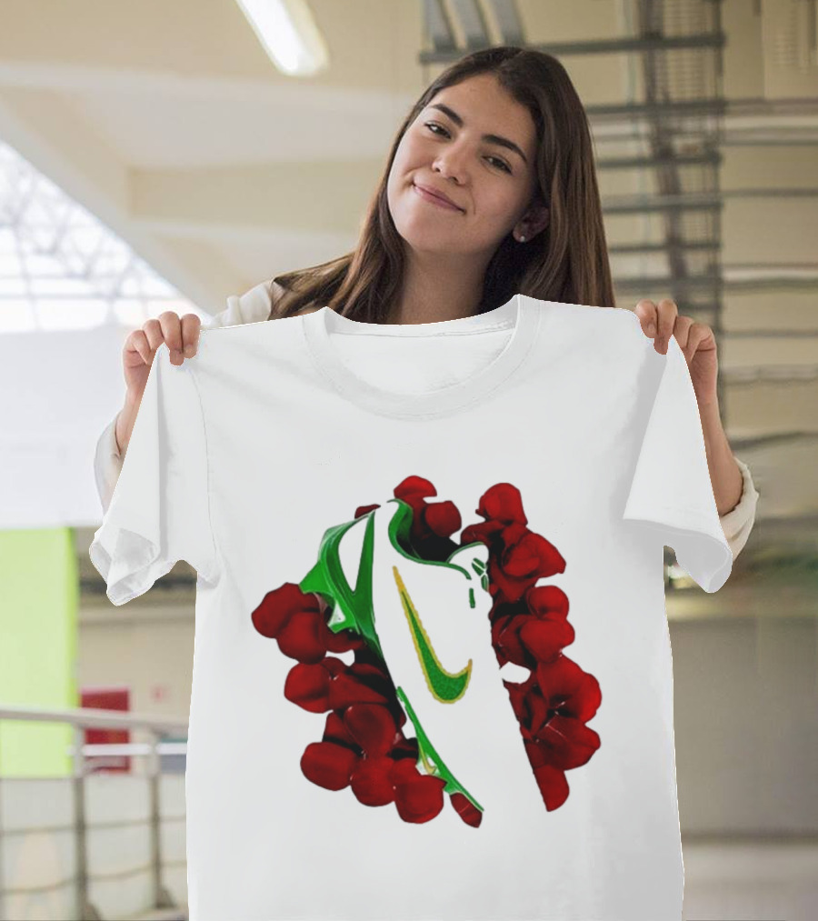 024 Rose Bowl Oregon Ducks Vs Ohio State Buckeyes Kobe 6 Shoes NCAA Division Football Green Red Roses T-Shirt