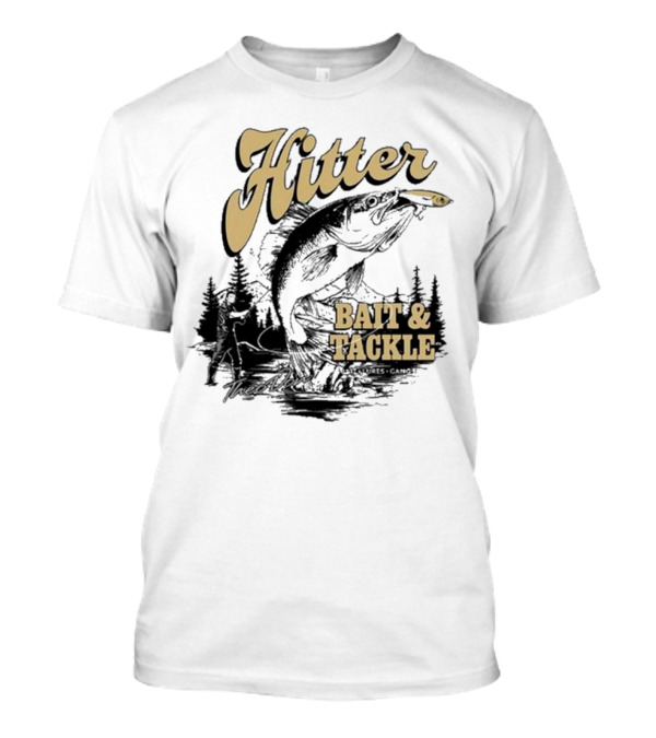 Hitter Bait And Tackle Lures Camps 2024 Fishing Adventure T-Shirt