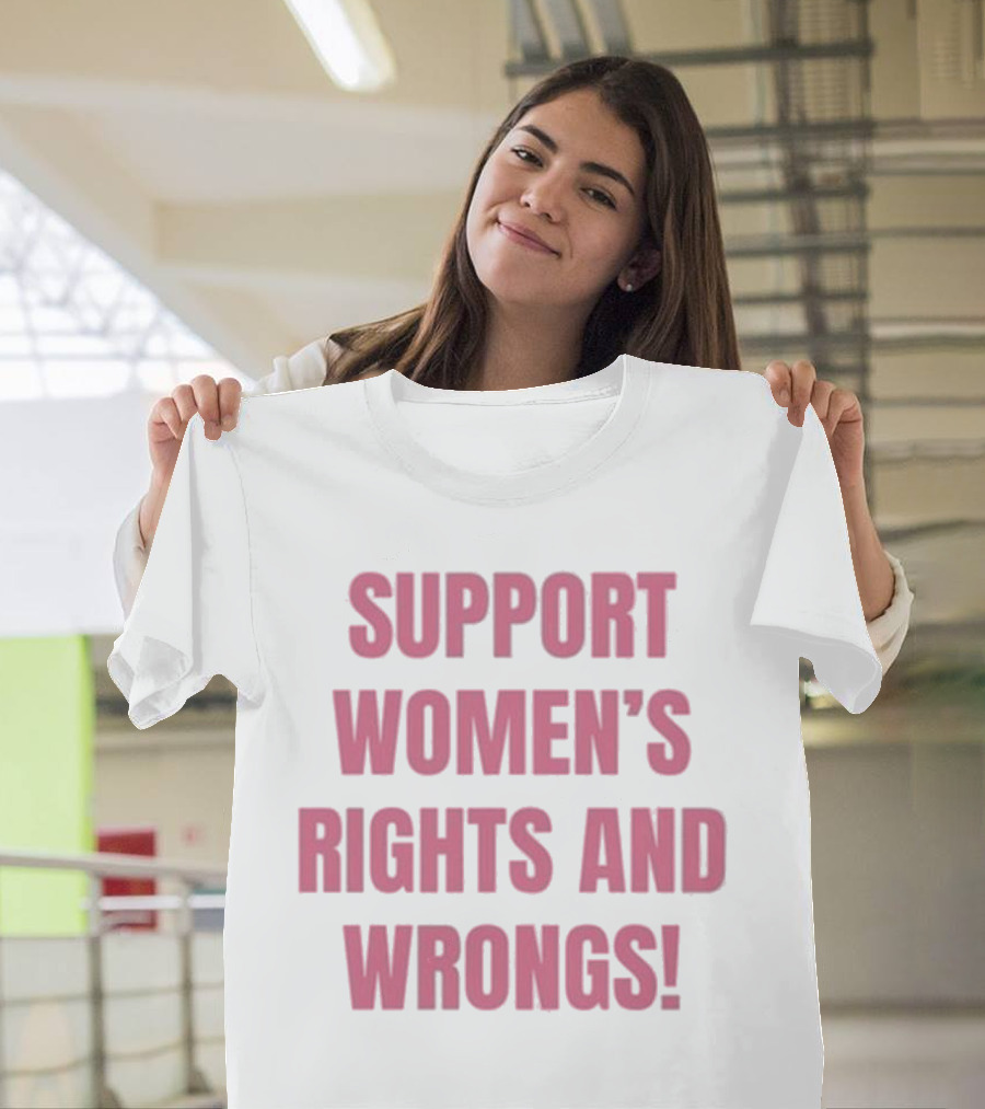 Cancelled Podcast Support Women’s Rights And Wrongs T-Shirt
