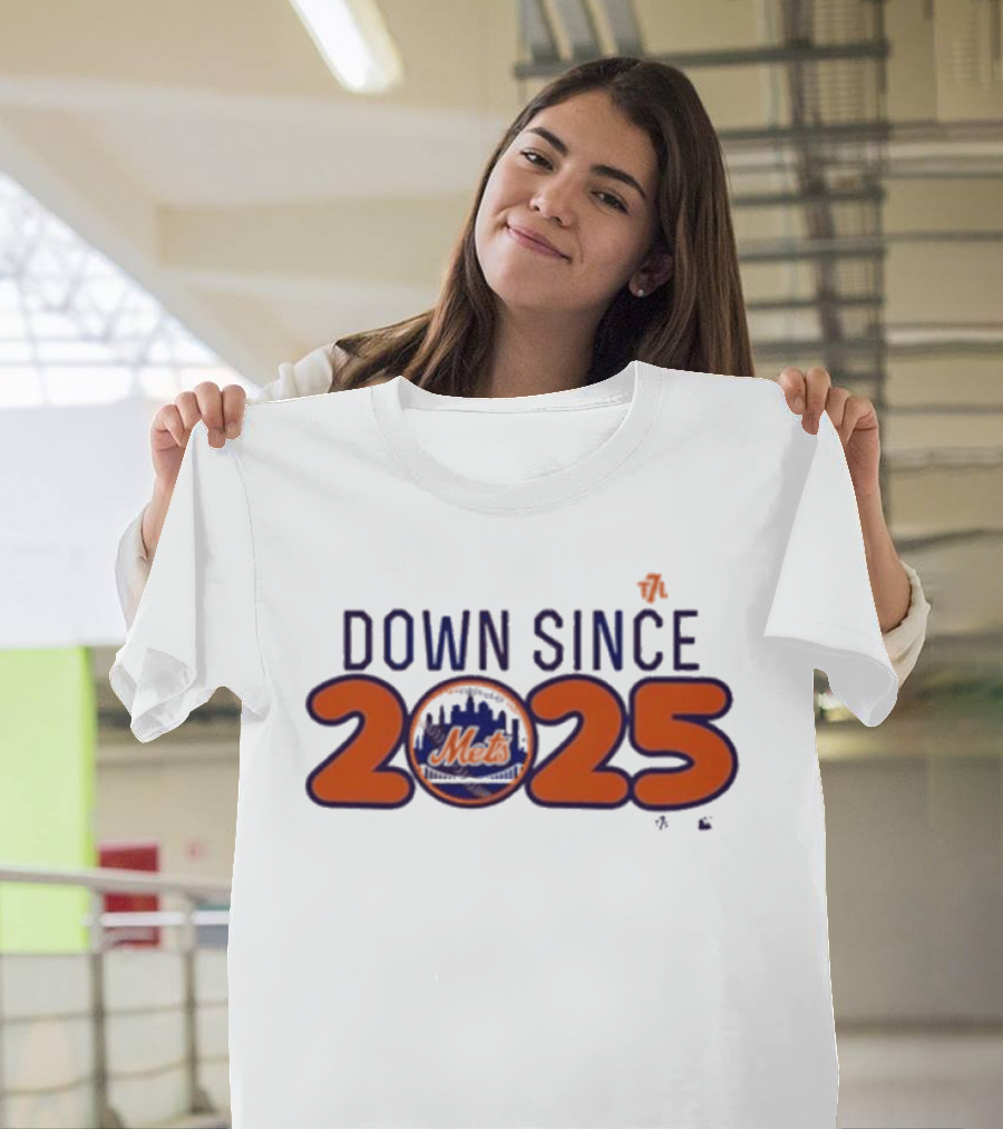 New York Mets Down Since 2025 7Line Mets T-Shirt