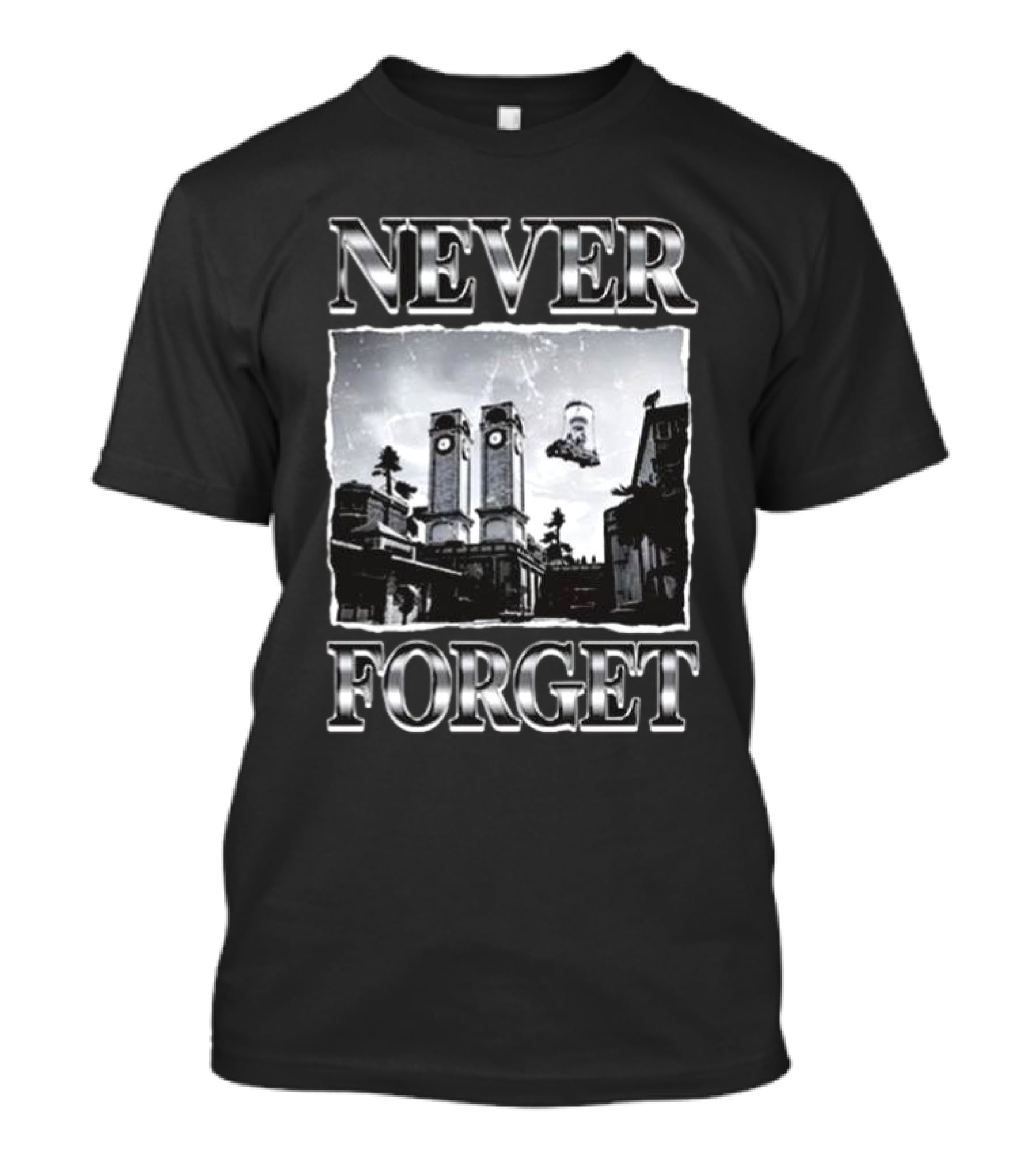 Never Forget Back To The Future Clock Tower Iconic Scene T-Shirt