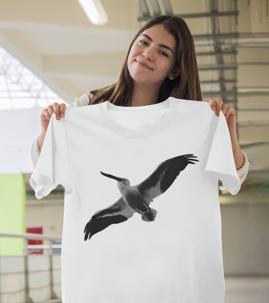 Staff Somewhere On The Northside Black And White Pelican T-Shirt