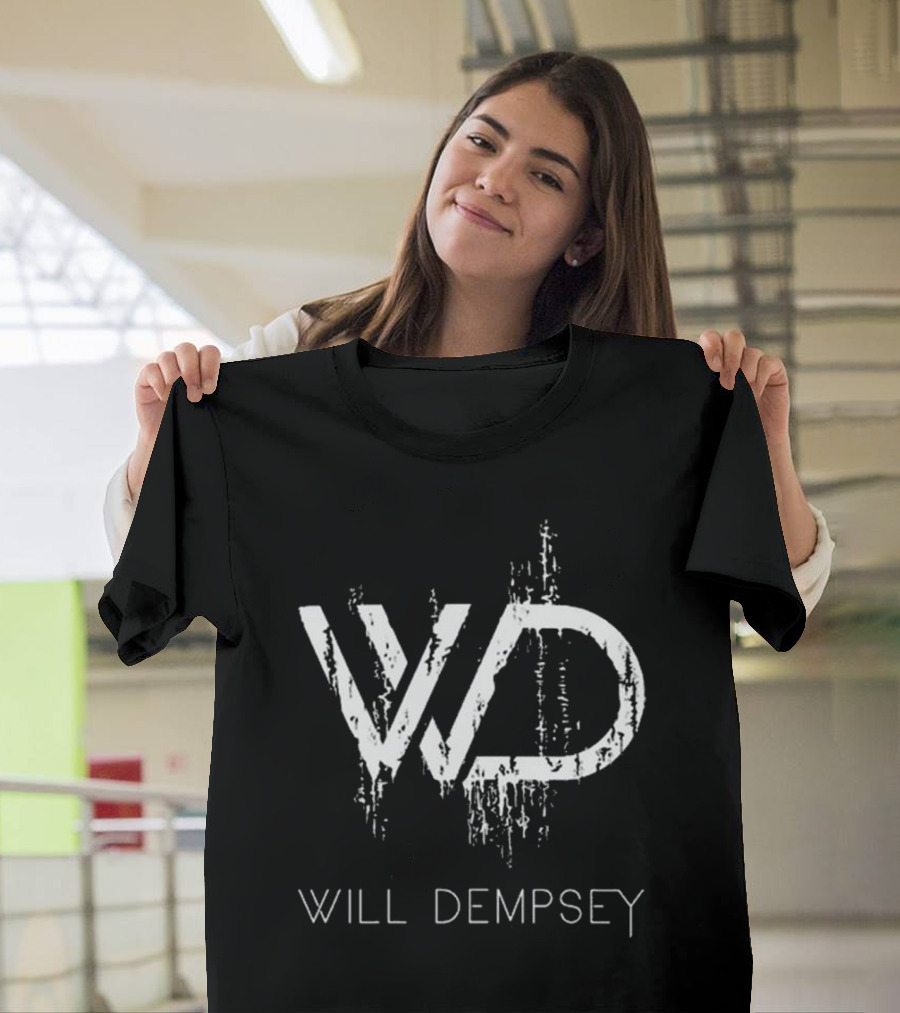 Will Dempsey WD Distressed Shorthand Emblem T-Shirt