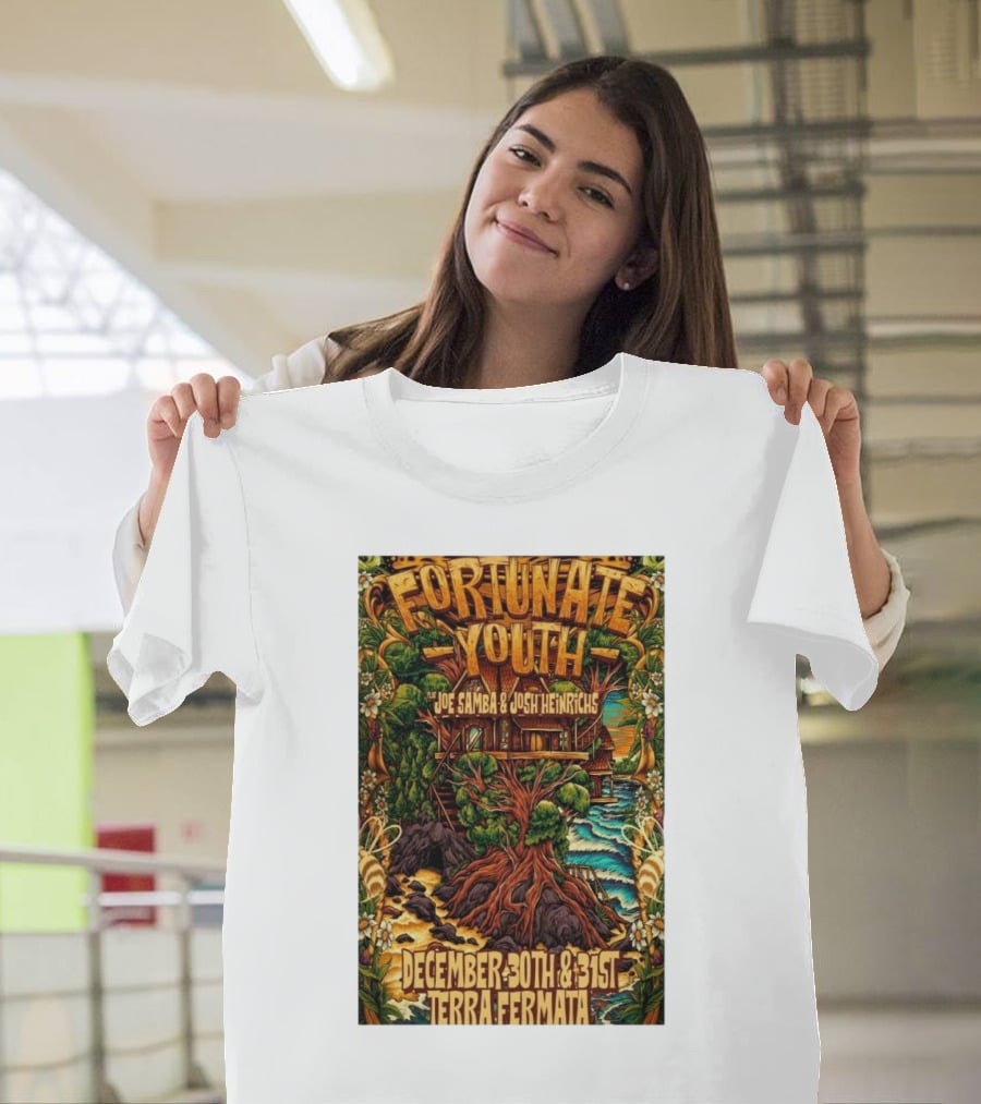 Fortunate Youth With Joe Samba And Josh Heinrichs At Terra Fermata December 30th And 31st T-Shirt