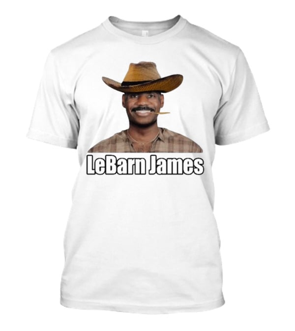 Lebron James Lebarn James Cowboy Hat Mustache T-Shirt