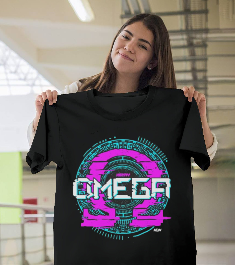 Kenny Omega AEW Retro Circuit Design Triblend T-Shirt