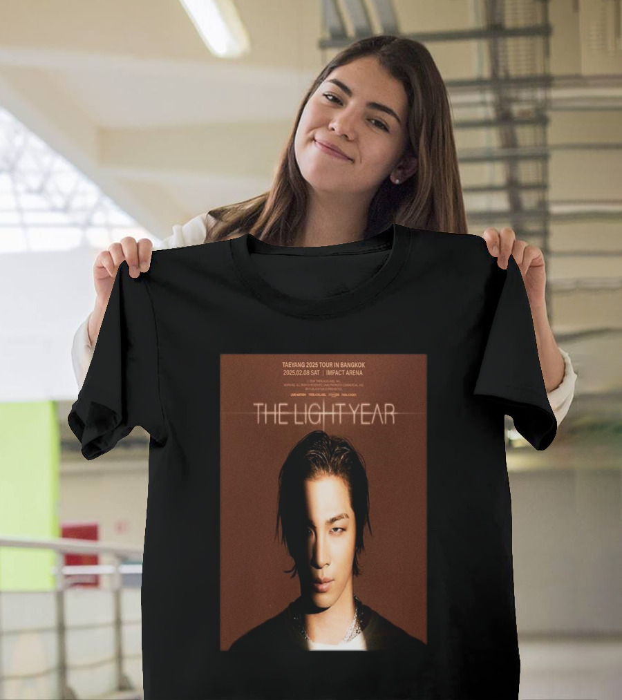 Taeyang 2025 Tour in Bangkok The Light Year February 8 Impact Arena T-Shirt