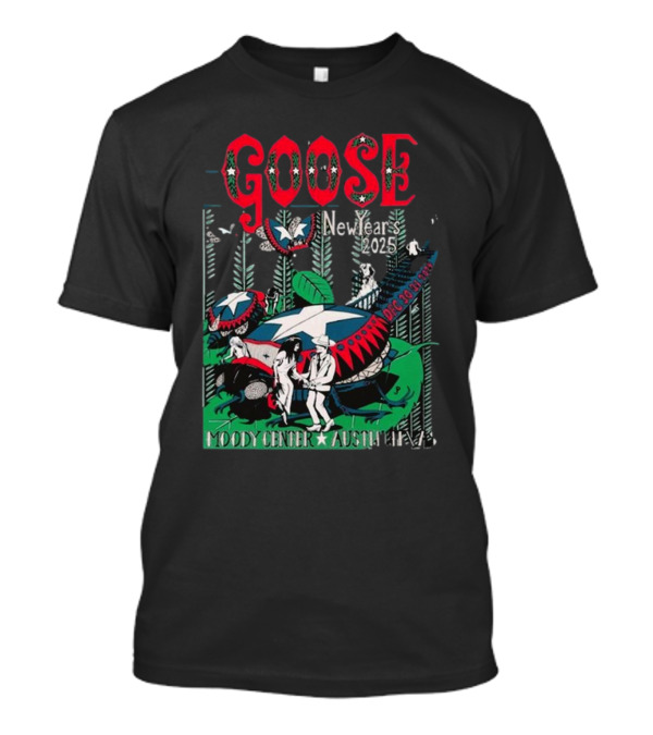 Goose New Year's 2025 Moody Center Austin TX Dec 30-31 Tour T-Shirt