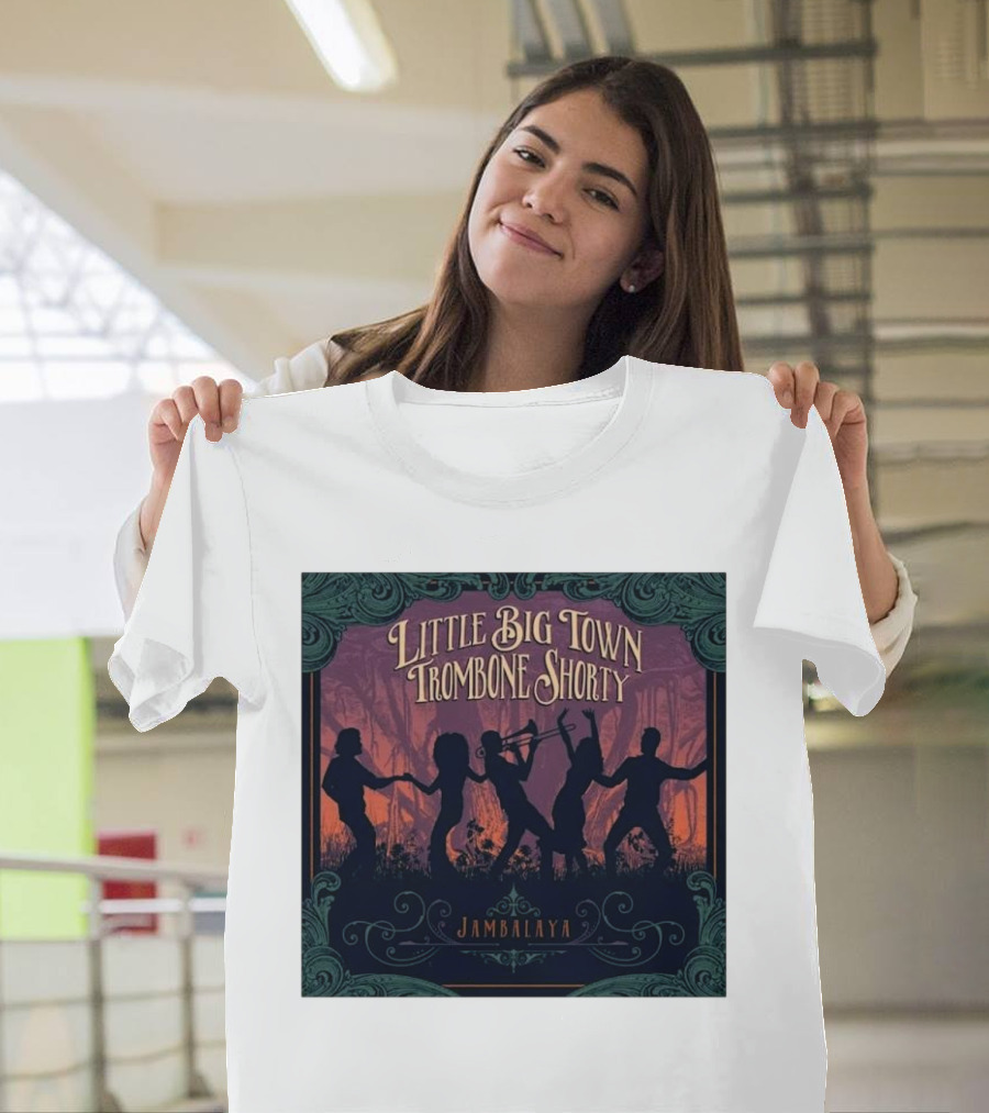 Little Big Town Trombone Shorty Jambalaya Silhouettes 2025 T-Shirt