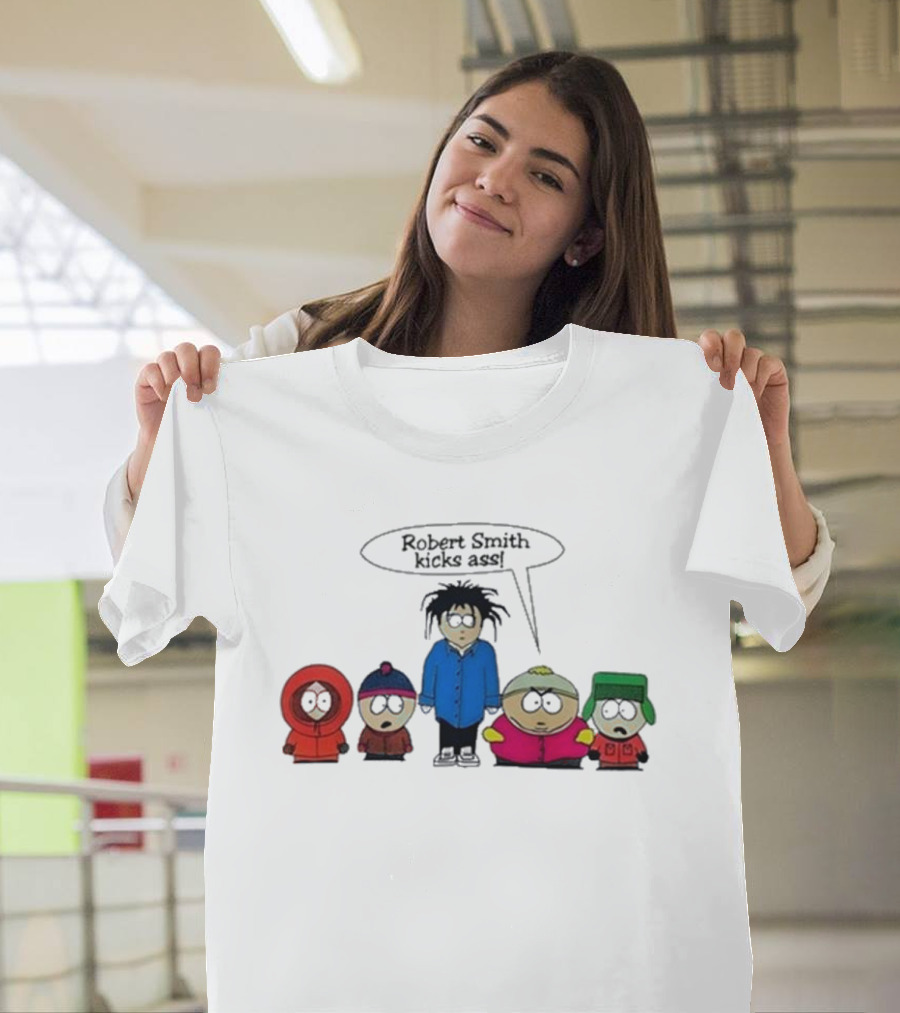 Robert Smith Kicks Ass South Park Characters T-Shirt