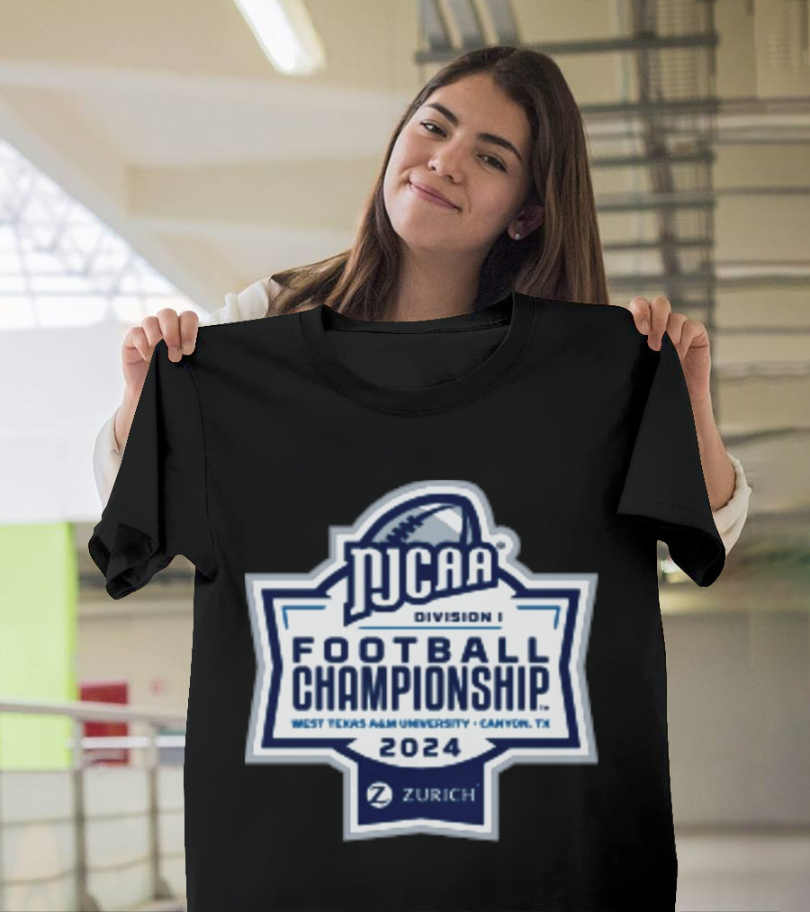 NJCAA Division I Football Championship 2024 West Texas A&M University Canyon TX Zurich T-Shirt