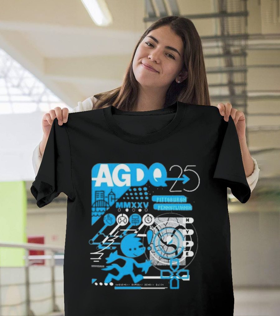 AGDQ 25 Pittsburgh Pennsylvania MMXXV Hype Speed Run Event T-Shirt