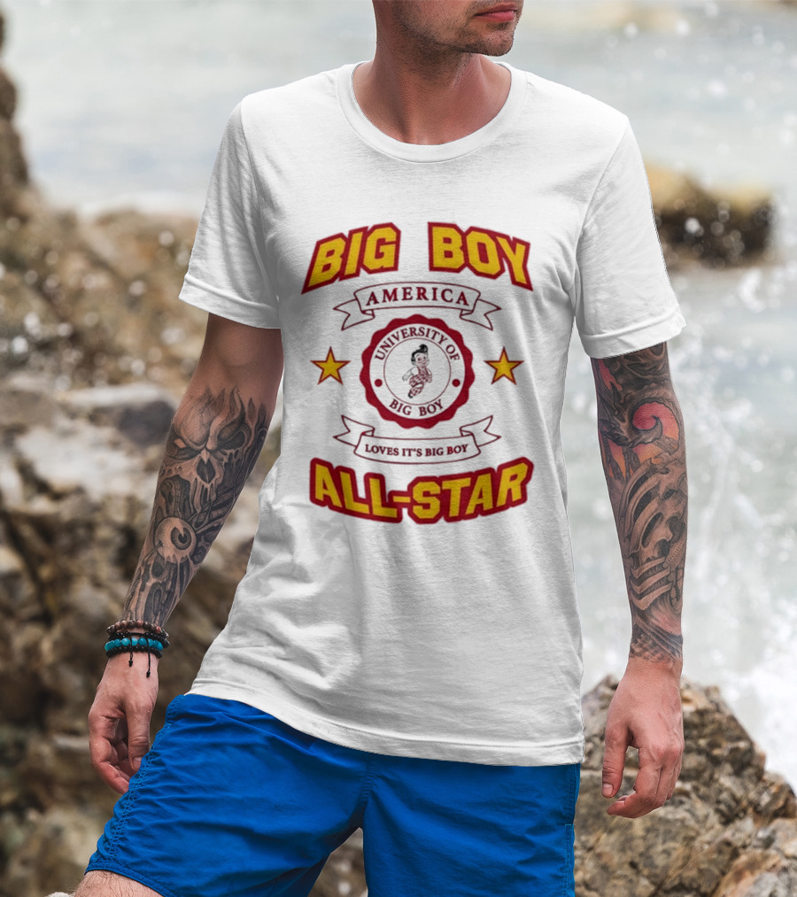 Big Boy University Of America All-Star Loves It's Big Boy T-Shirt