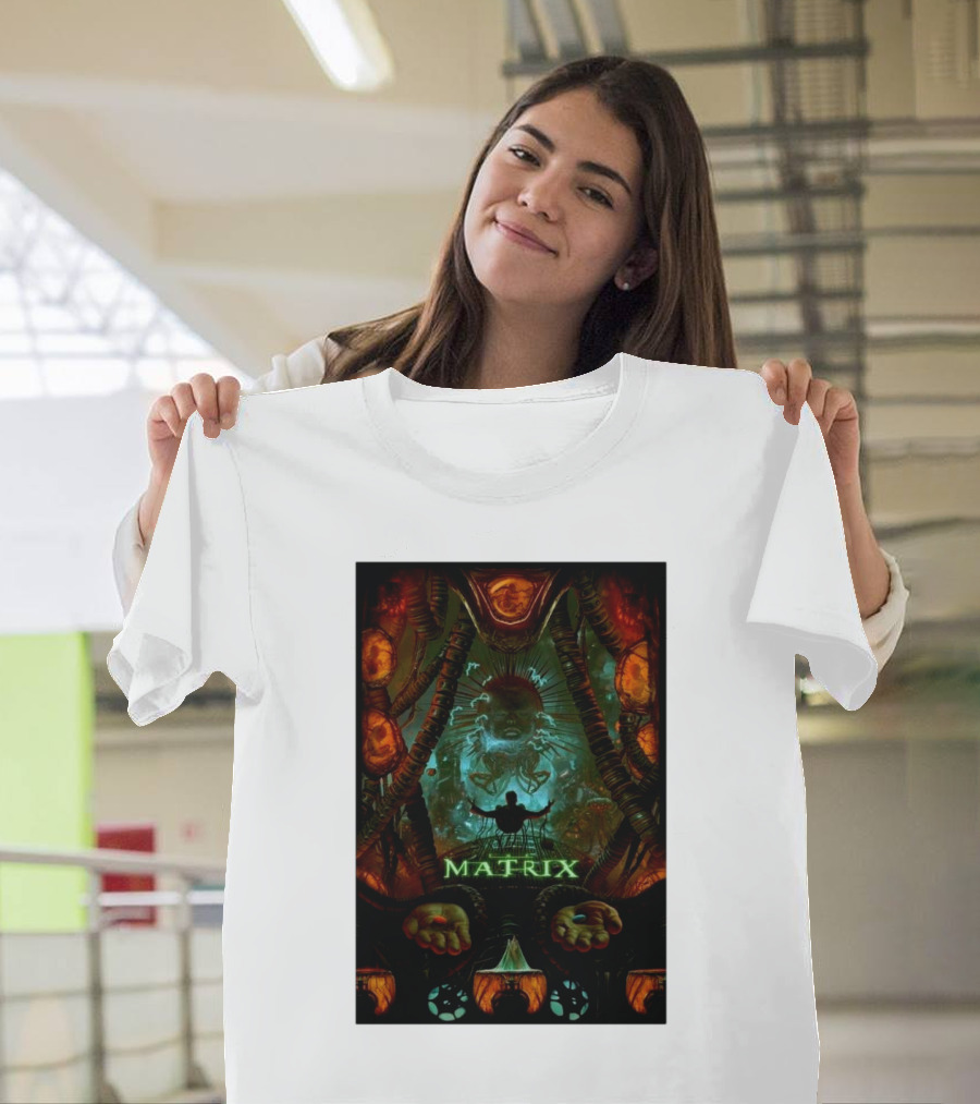 Matrix Bio-Mechanical Vision by Pablo Olivera T-Shirt