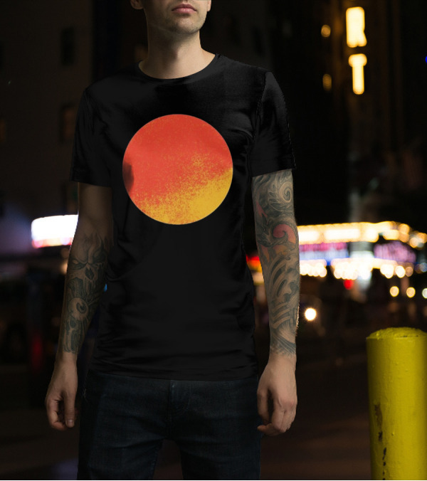 Silverstein Don’t Let Me Get Too Low Sunset Circle T-Shirt