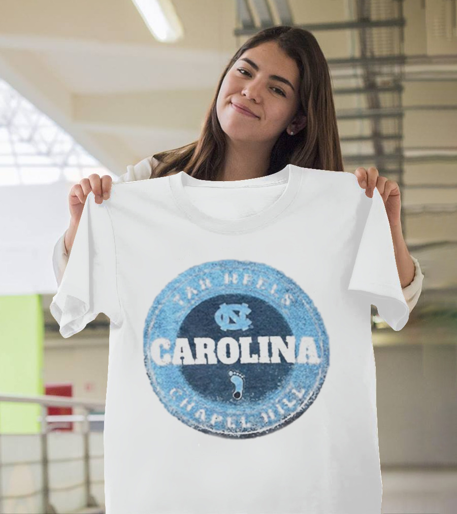 Tar Heels Chapel Hill Carolina NC Round Splatter T-Shirt
