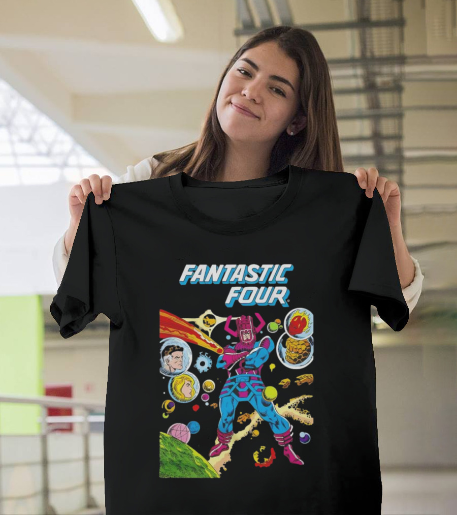 Fantastic Four Galactus Cosmic Adventure Comic T-Shirt