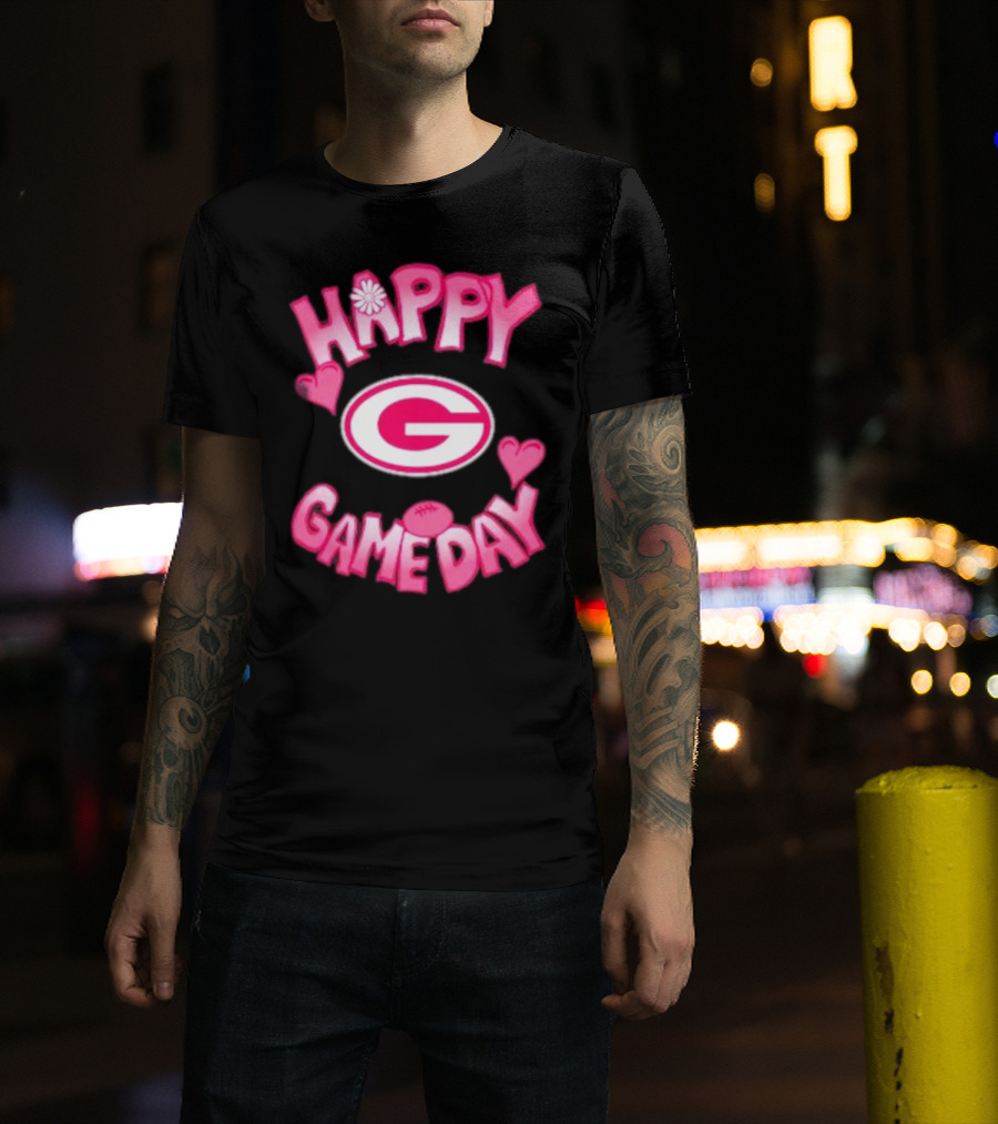 Happy Gameday Valentine’s Day Green Bay Packers 2025 T-Shirt