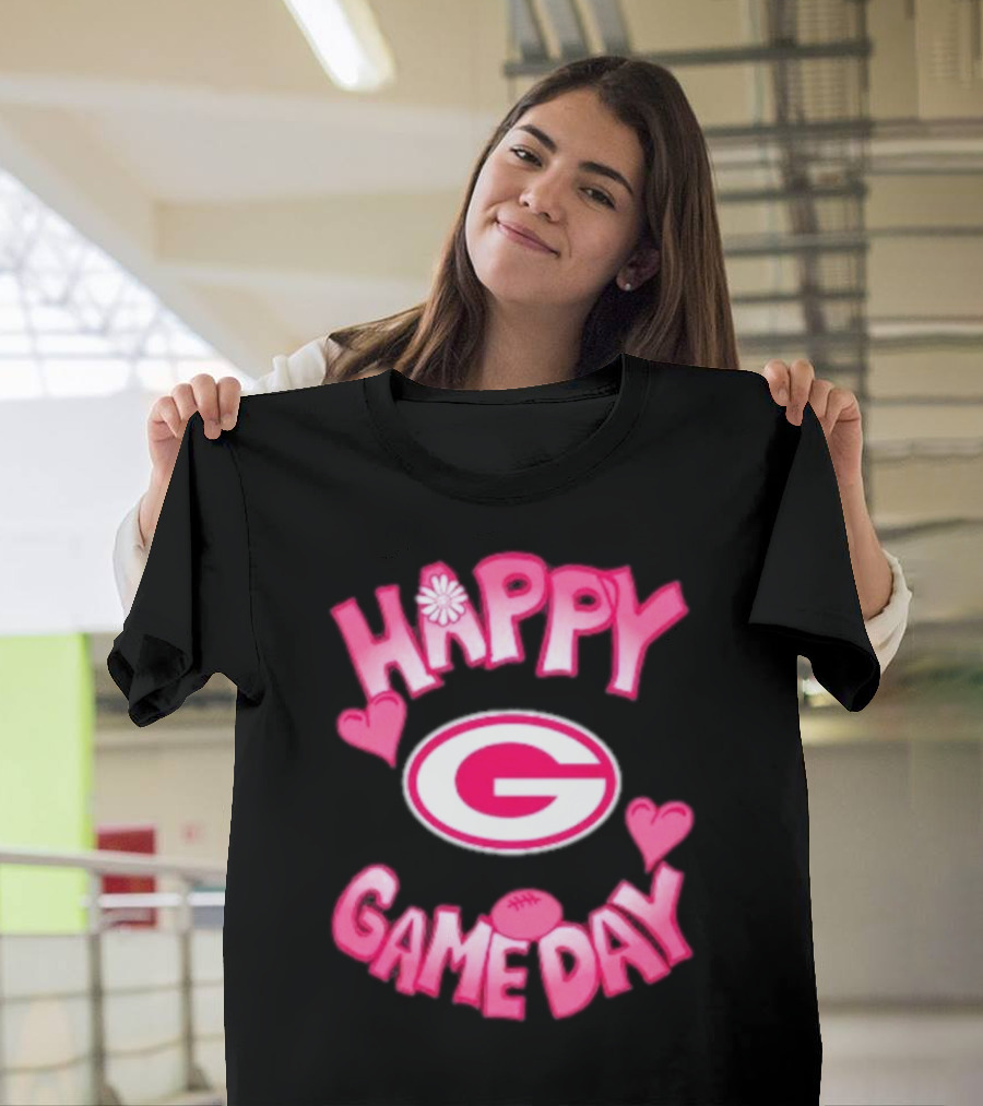 Happy Gameday Valentine’s Day Green Bay Packers 2025 T-Shirt