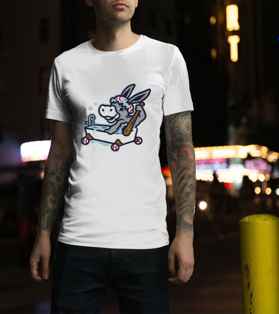 Bathtub Donkeys Baseball Bathtub Donkey Baseball T-Shirt