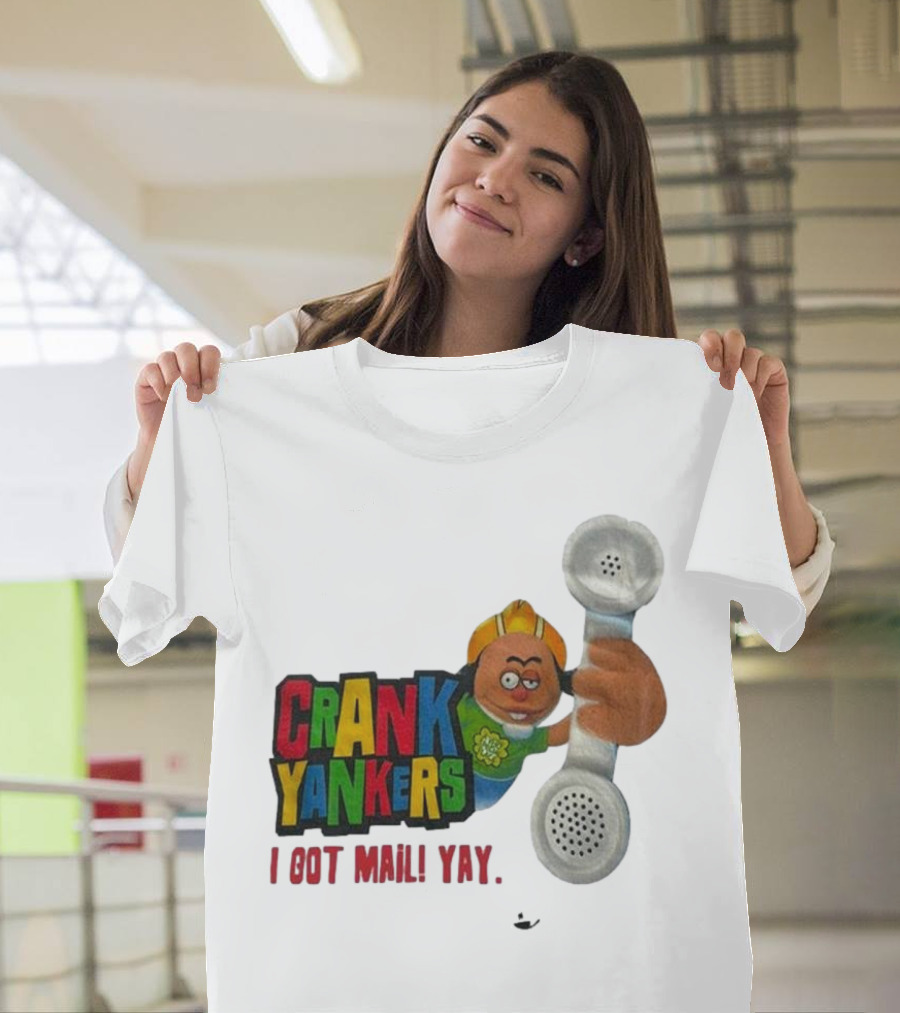 Crank Yankers I Got Mail Yay Character with Telephone Receiver T-Shirt