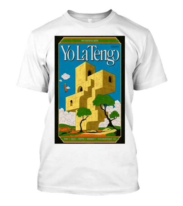 An Evening With Yo La Tengo May 7 2025 Pappy + Harriet’s Pioneertown CA T-Shirt