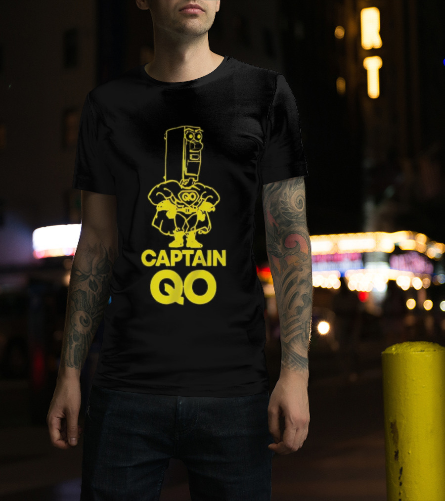 Captain QO Superhero The Big Bang Theory Comic T-Shirt