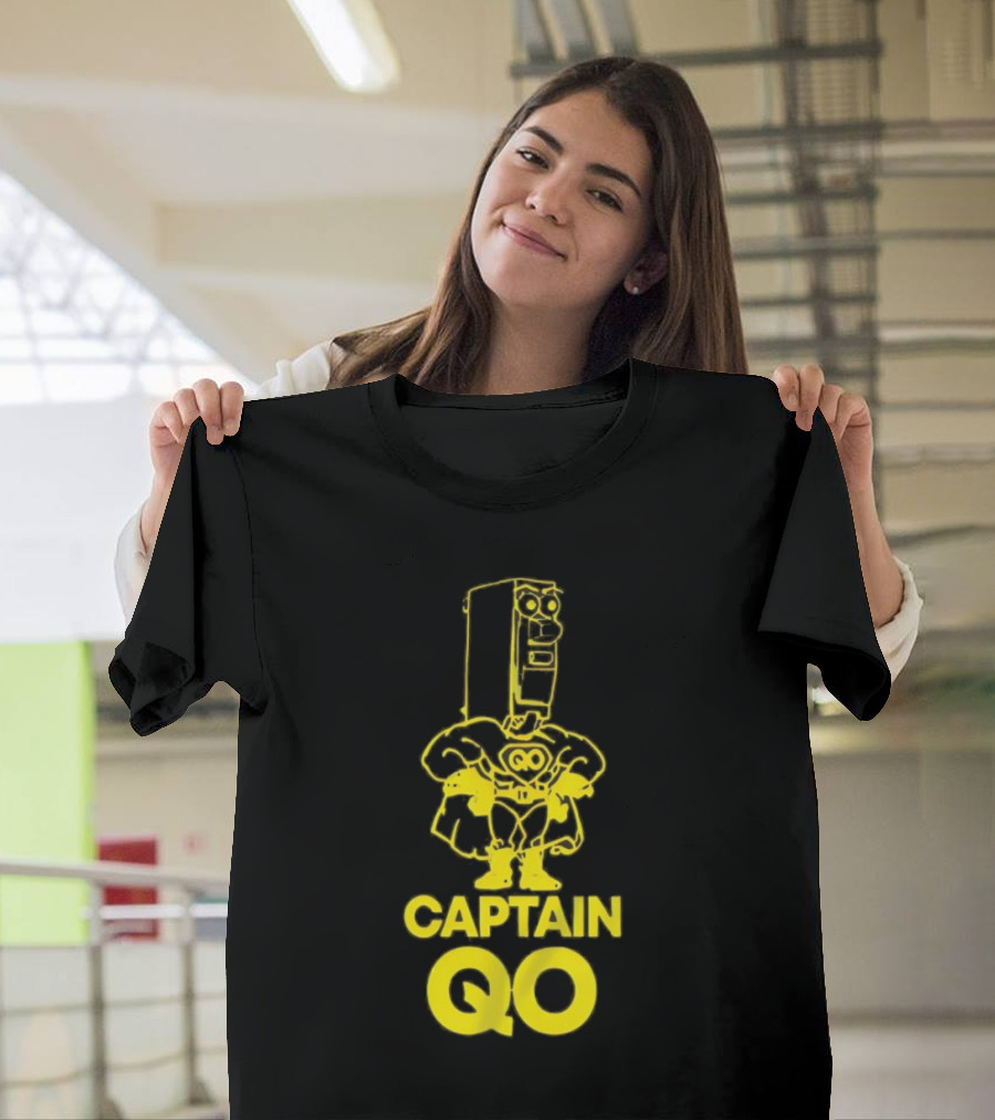 Captain QO Superhero The Big Bang Theory Comic T-Shirt