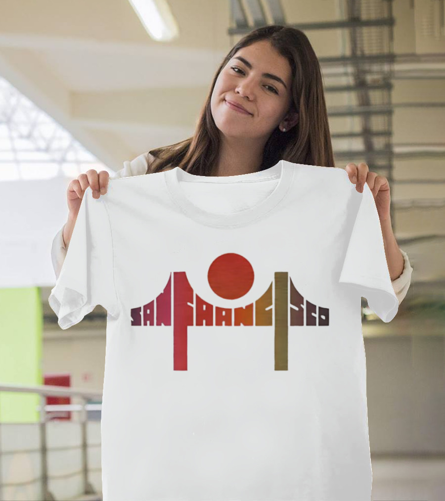 Death Proof Arlene San Francisco Golden Gate Bridge Sun T-Shirt