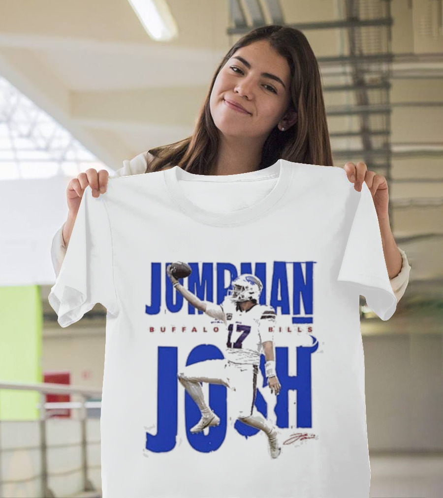 JUMPMAN JOSH BUFFALO BILLS 17 Signature T-Shirt
