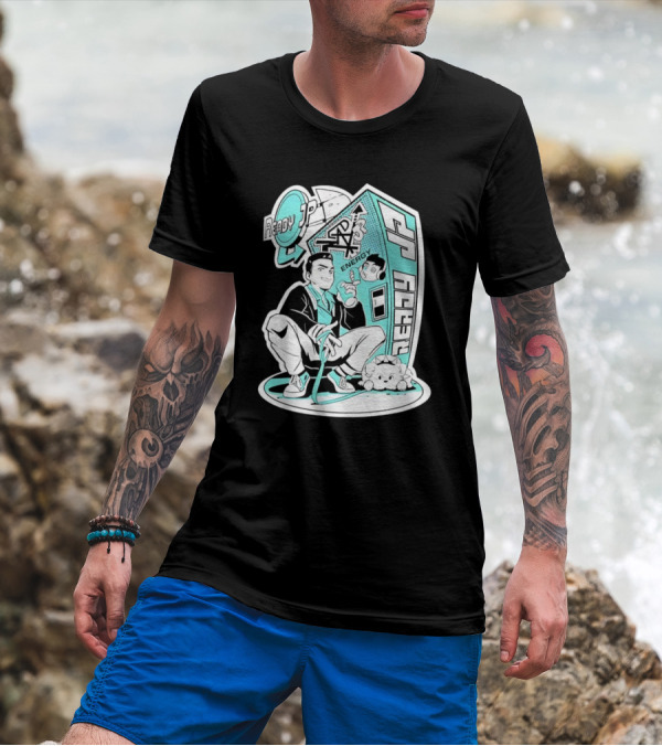 Ready JP Energy Machine Retro Style Oponok T-Shirt