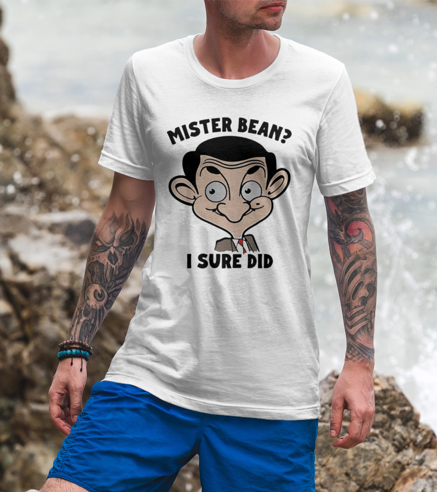 Mister Bean I Sure Did Face T-Shirt