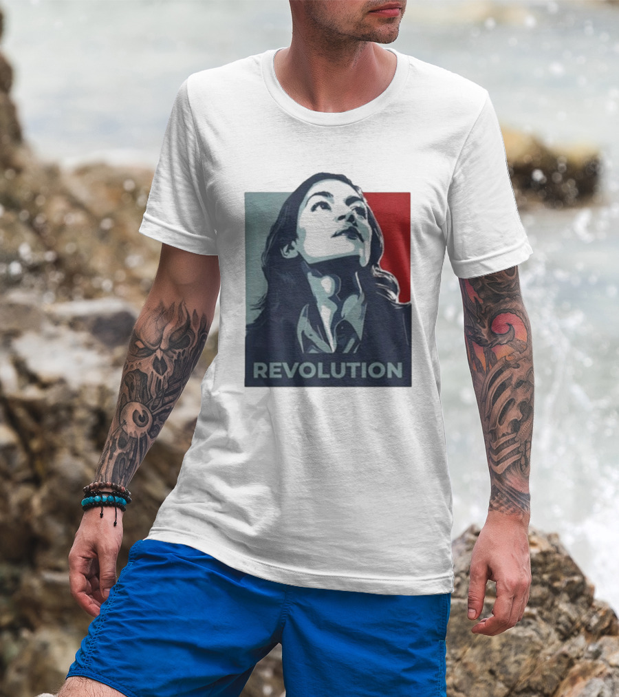 Alexandria Ocasio-Cortez AOC Revolution Inspiration T-Shirt